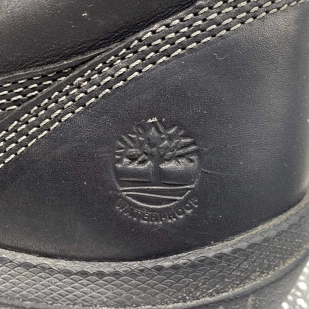 Timberland Mount Hope Waterproof Winter Snow Boots‎ Womens 7.5M Black Leather